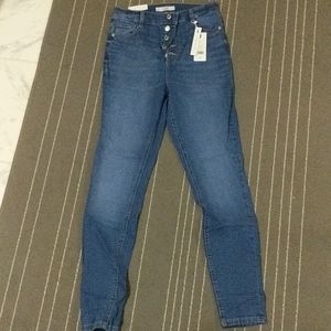 DYNAMITE ultra high waist Kate button jeans BNWT